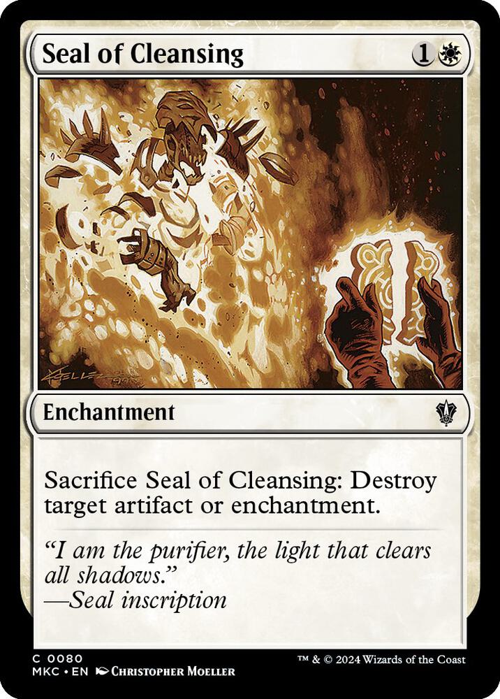 Seal of Cleansing (80) [Murders at Karlov Manor Commander]