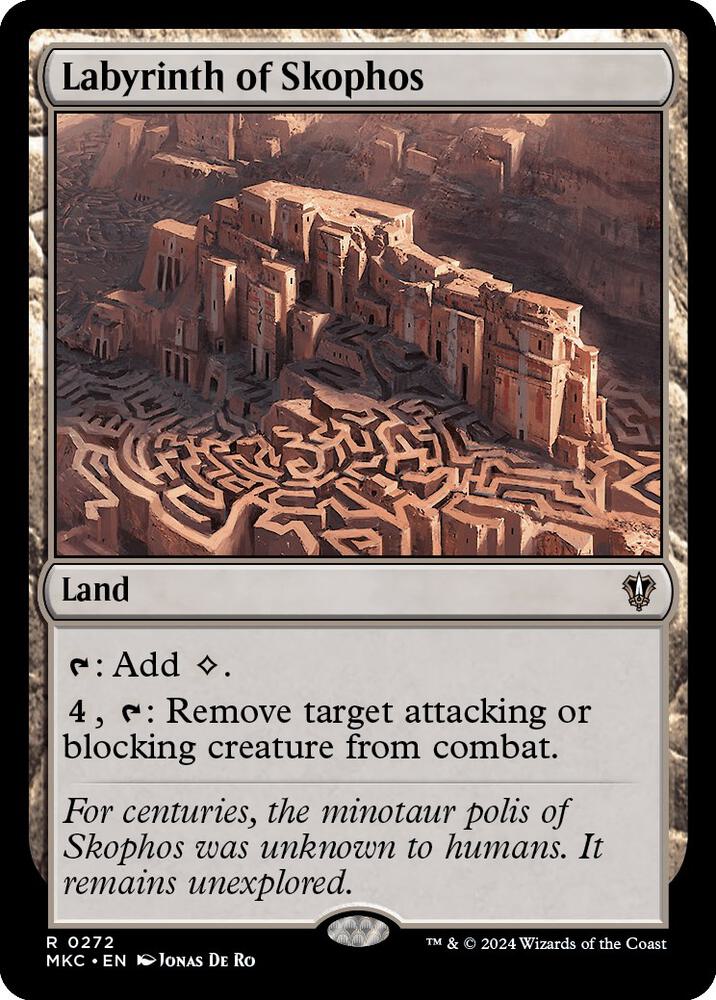 Labyrinth of Skophos (272) [Murders at Karlov Manor Commander]