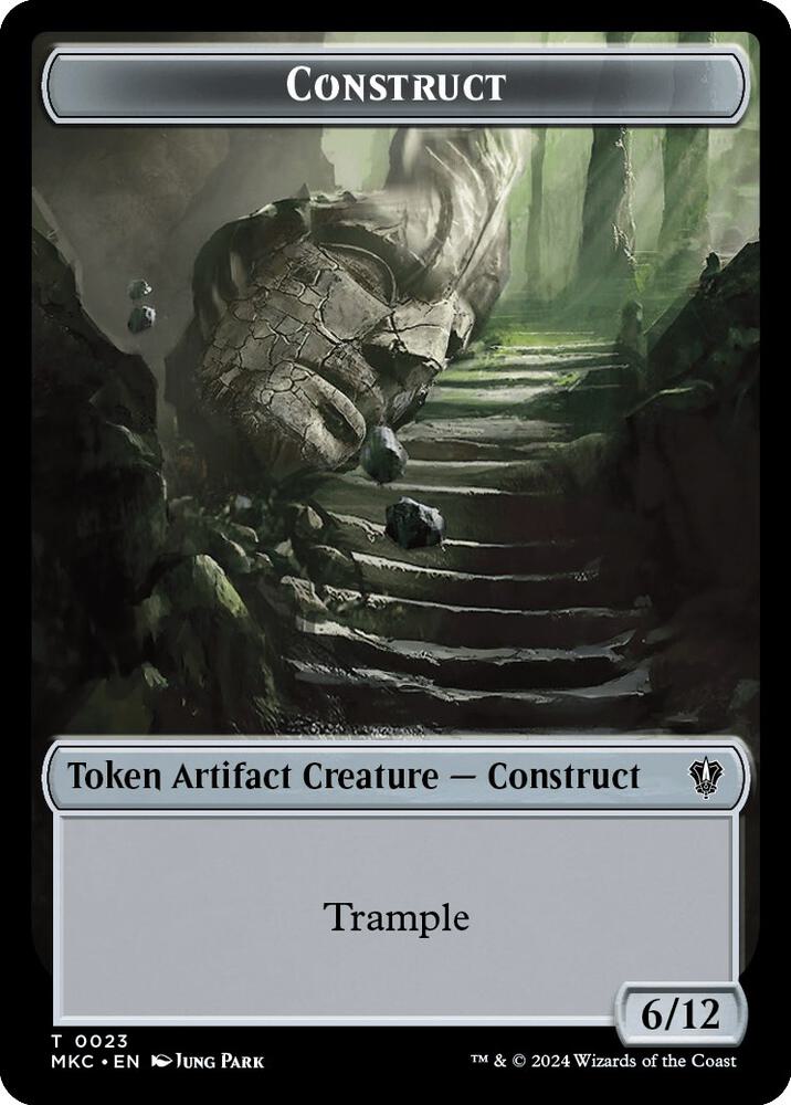 Construct // Soldier Double-Sided Token (23 // 3) [Murders at Karlov Manor Commander]