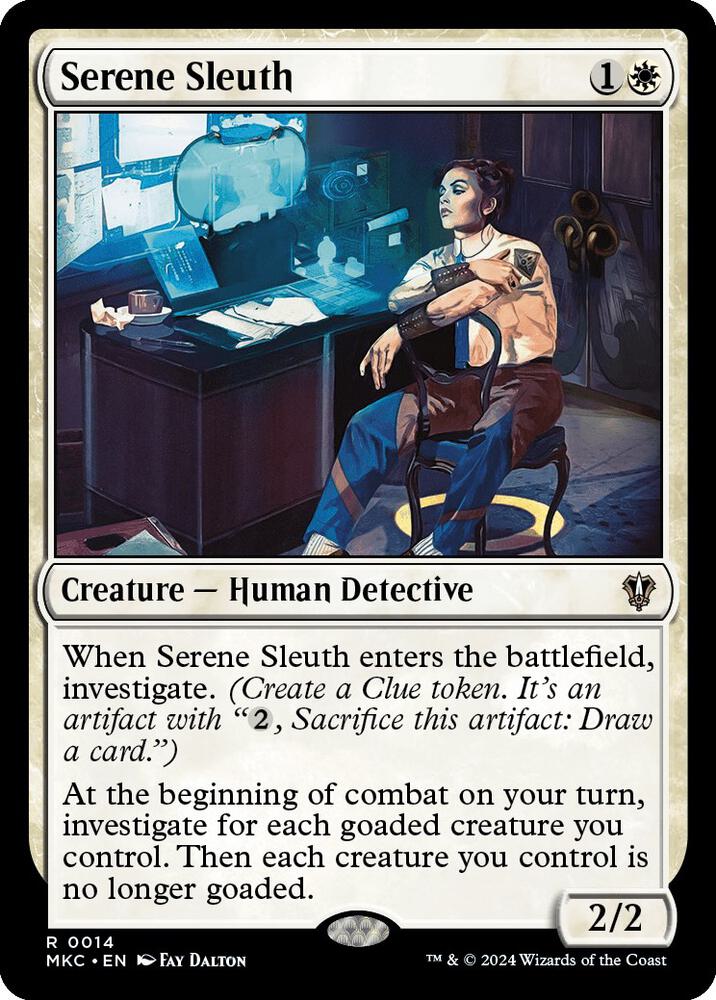 Serene Sleuth (14) [Murders at Karlov Manor Commander]