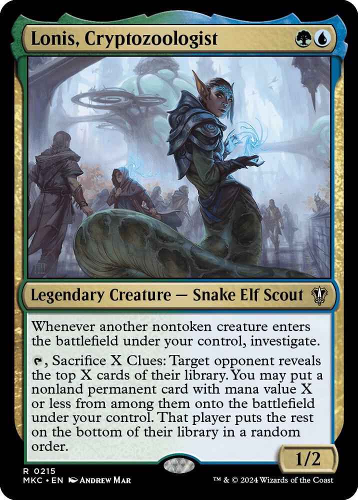 Lonis, Cryptozoologist (215) [Murders at Karlov Manor Commander]