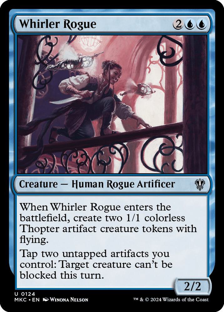 Whirler Rogue (124) [Murders at Karlov Manor Commander]