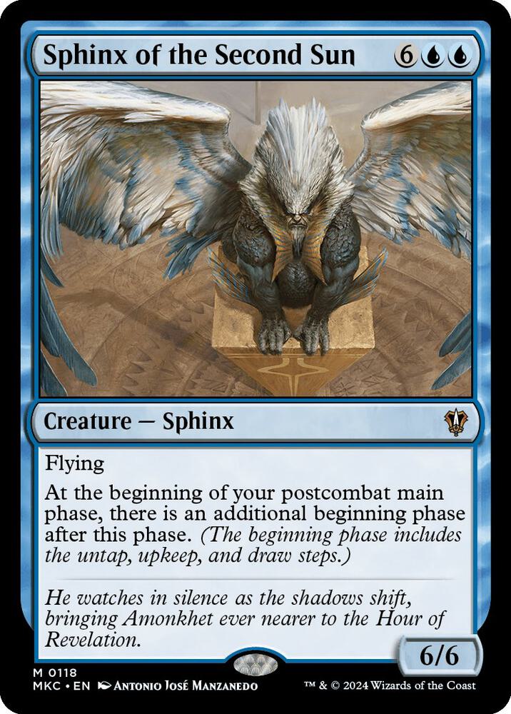 Sphinx of the Second Sun (118) [Murders at Karlov Manor Commander]