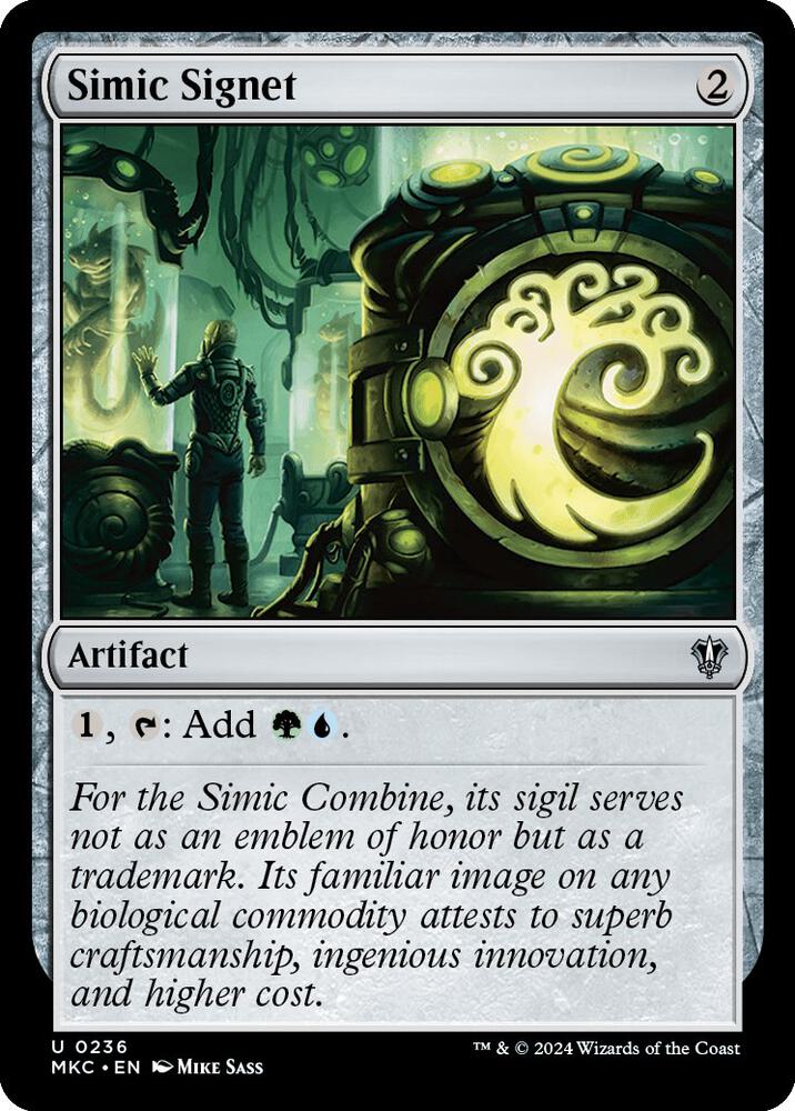 Simic Signet (236) [Murders at Karlov Manor Commander]