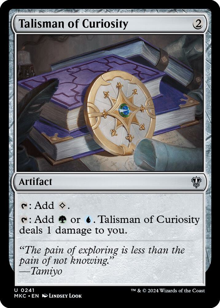 Talisman of Curiosity (241) [Murders at Karlov Manor Commander]