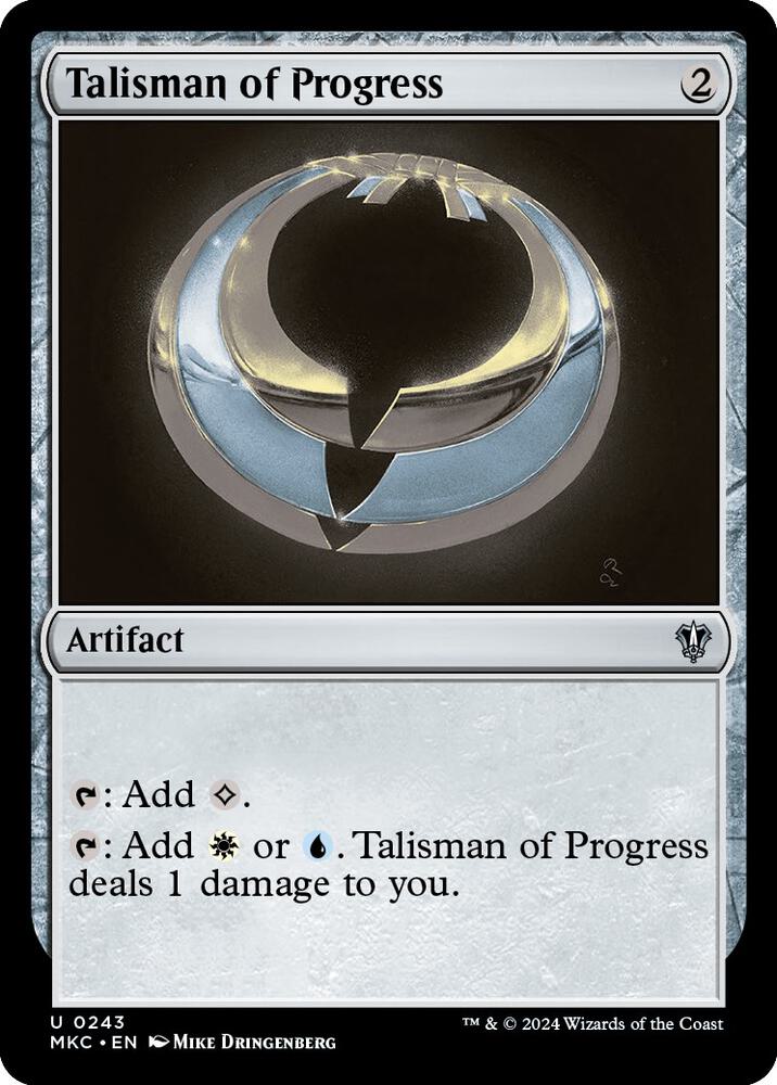 Talisman of Progress (243) [Murders at Karlov Manor Commander]