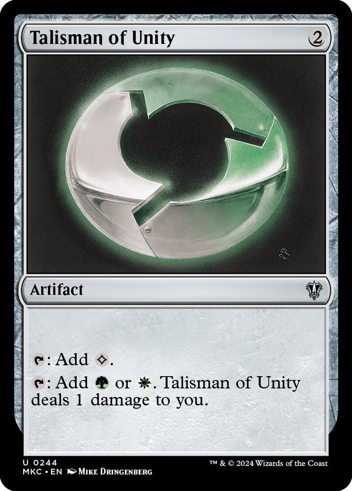 Talisman of Unity (244) [Murders at Karlov Manor Commander]