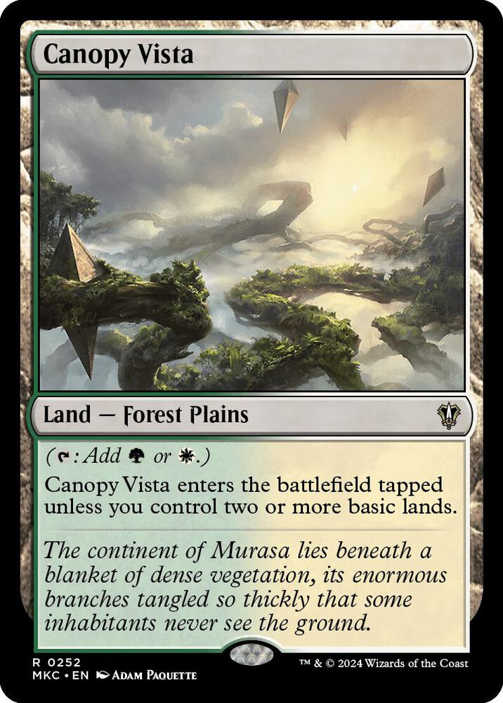 Canopy Vista (252) [Murders at Karlov Manor Commander]