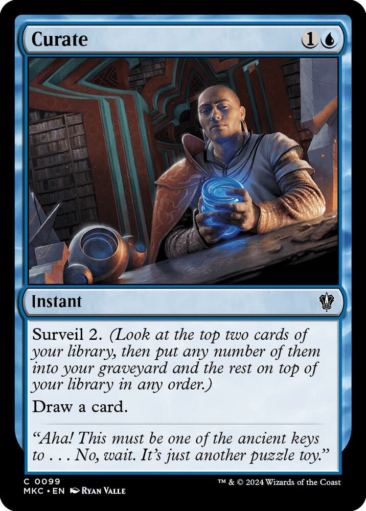 Curate (99) [Murders at Karlov Manor Commander]