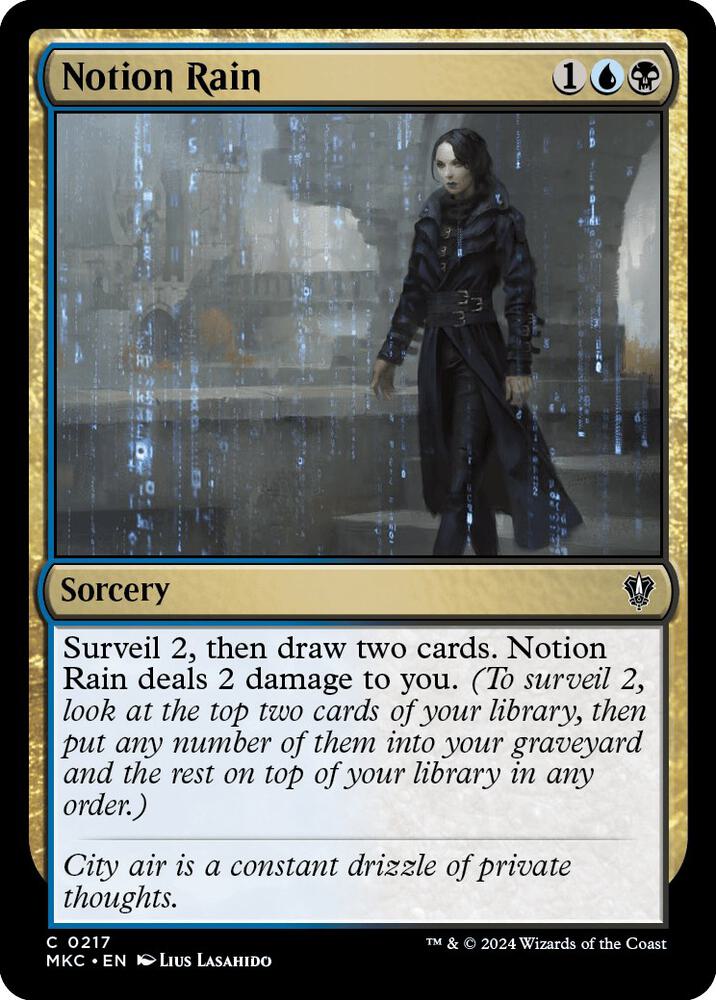 Notion Rain (217) [Murders at Karlov Manor Commander]