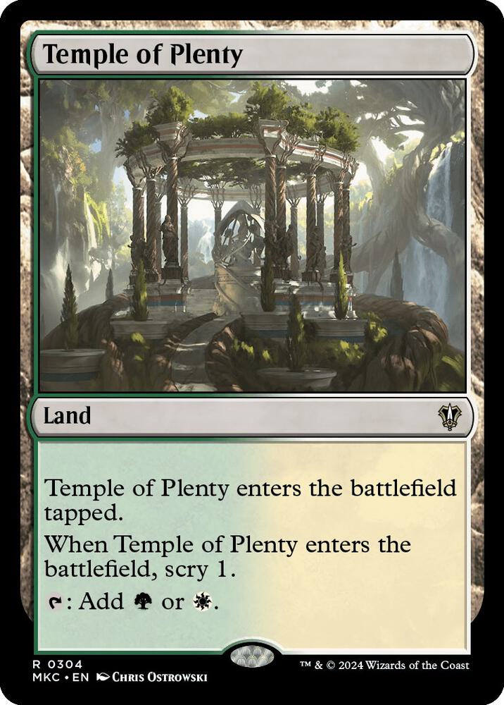 Temple of Plenty (304) [Murders at Karlov Manor Commander]