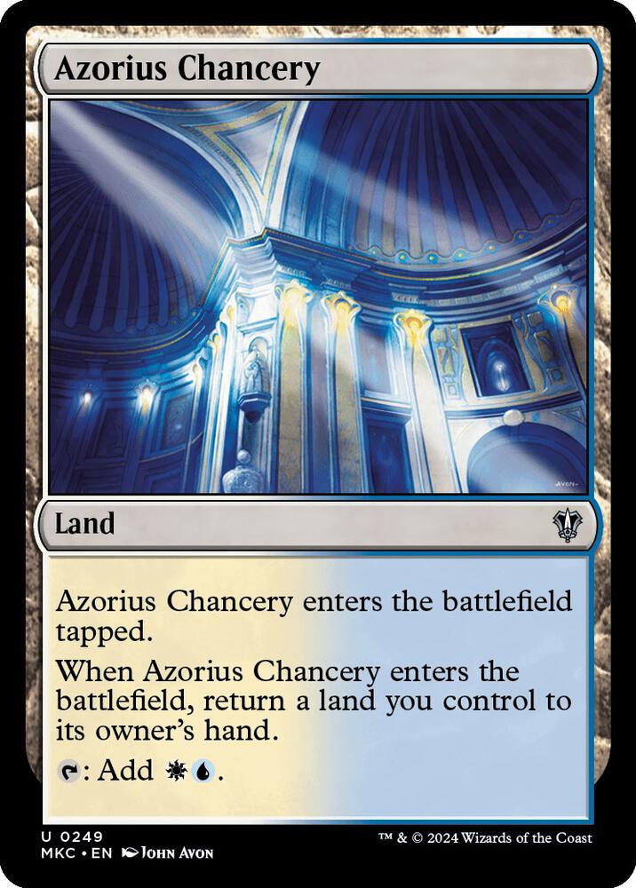 Azorius Chancery (249) [Murders at Karlov Manor Commander]