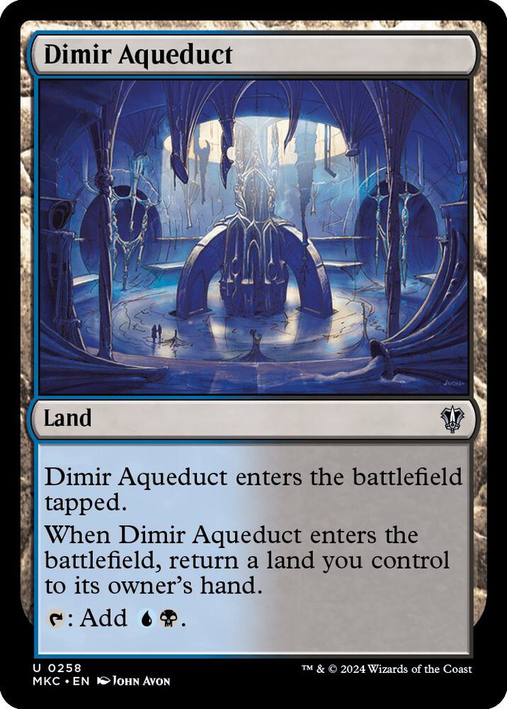 Dimir Aqueduct (258) [Murders at Karlov Manor Commander]