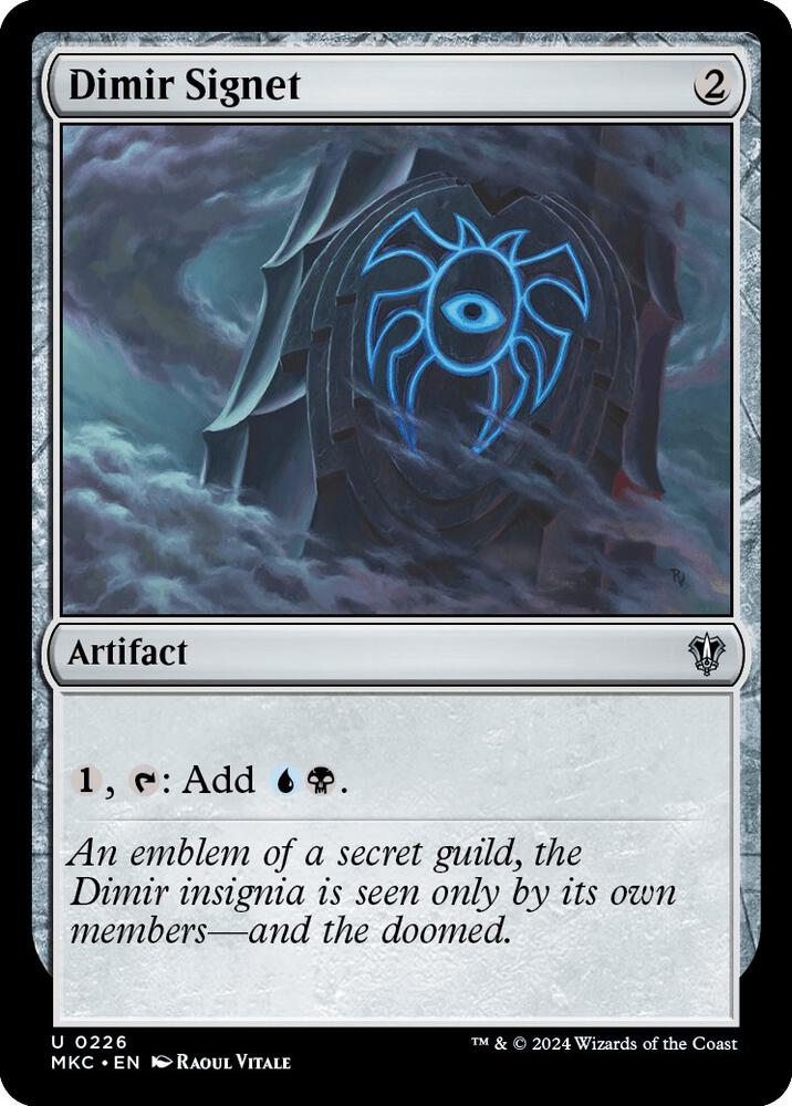 Dimir Signet (226) [Murders at Karlov Manor Commander]