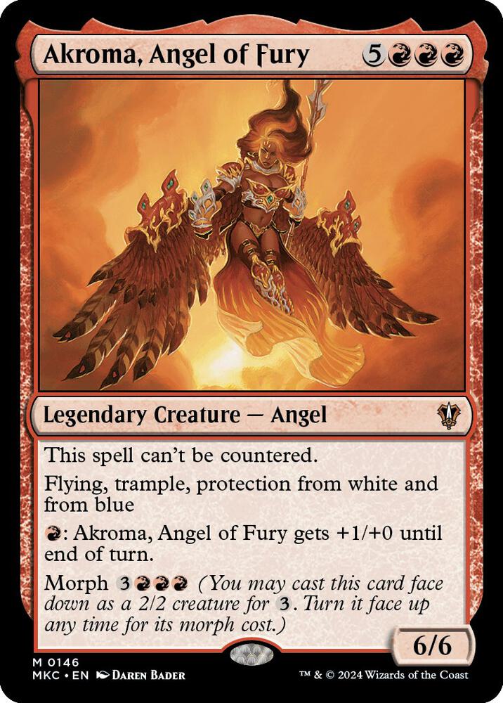 Akroma, Angel of Fury (146) [Murders at Karlov Manor Commander]