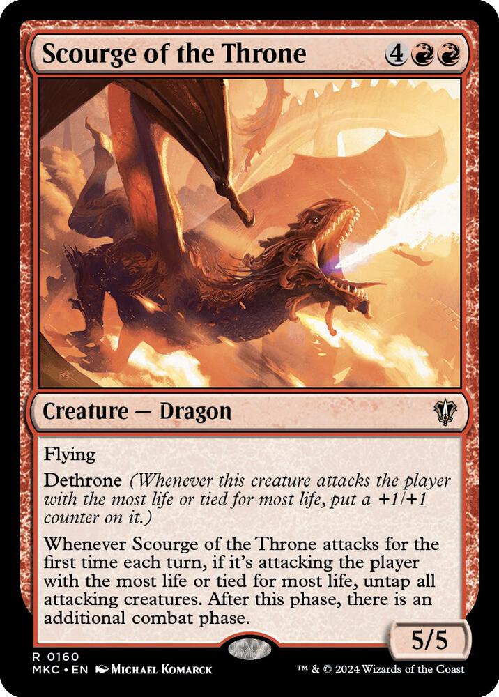 Scourge of the Throne (160) [Murders at Karlov Manor Commander]