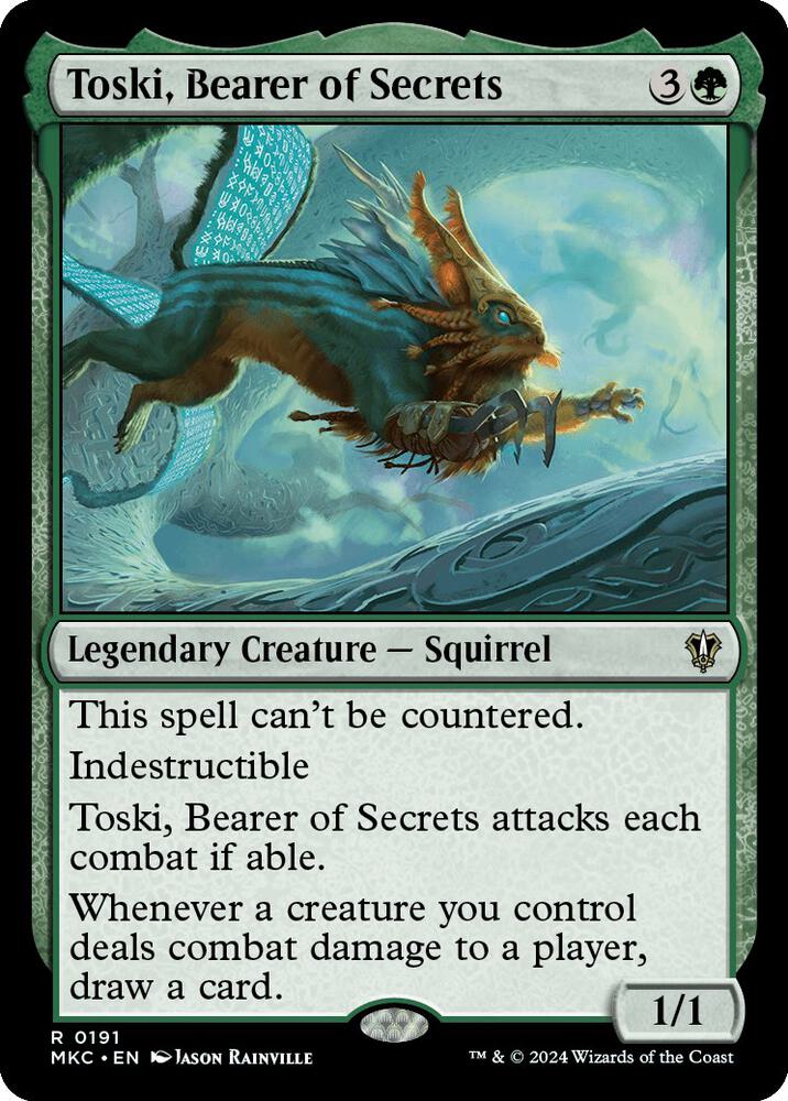 Toski, Bearer of Secrets (191) [Murders at Karlov Manor Commander]