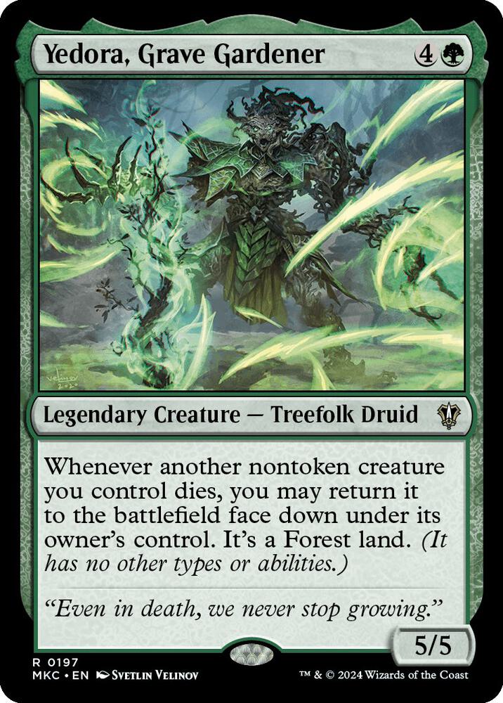 Yedora, Grave Gardener (197) [Murders at Karlov Manor Commander]