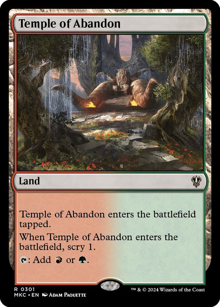 Temple of Abandon (301) [Murders at Karlov Manor Commander]