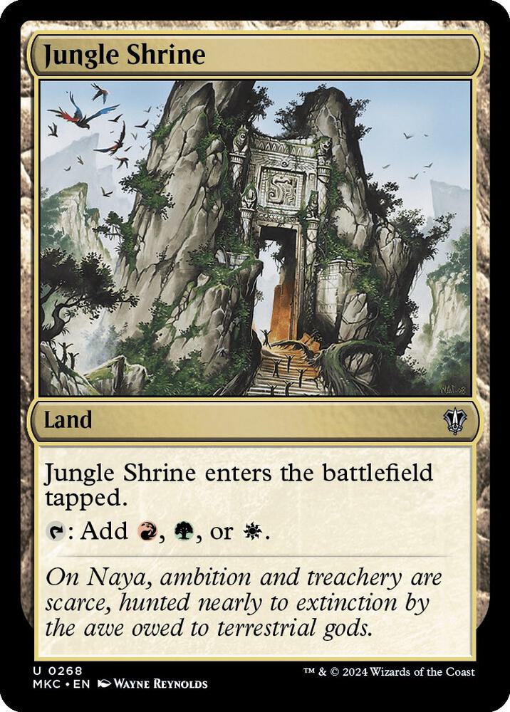 Jungle Shrine (268) [Murders at Karlov Manor Commander]