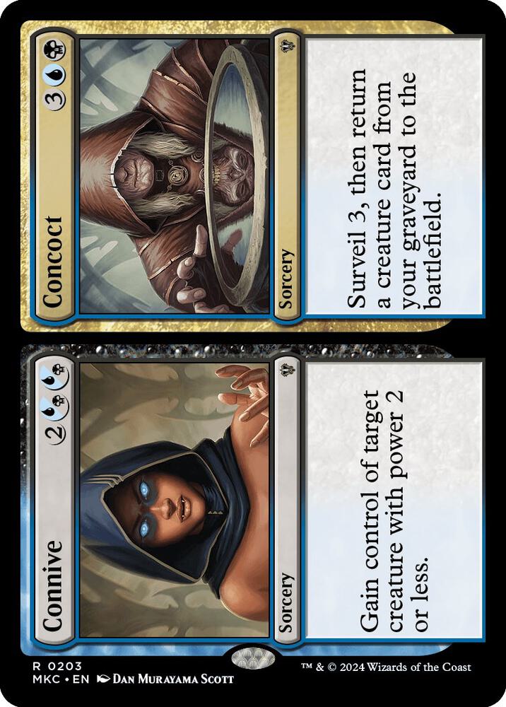 Connive // Concoct (203) [Murders at Karlov Manor Commander]