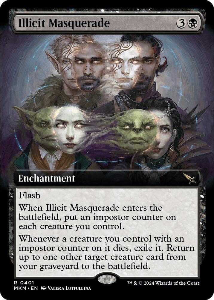 Illicit Masquerade (Extended Art) (401) [Murders at Karlov Manor] [Extended Art]