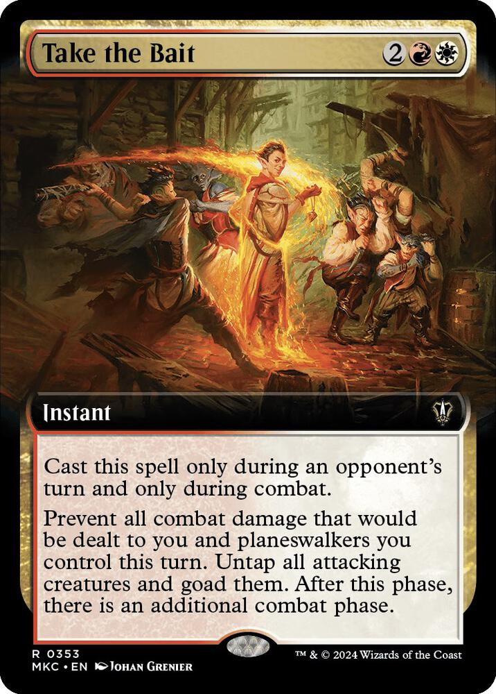 Take the Bait (Extended Art) (353) [Murders at Karlov Manor Commander] [Extended Art]