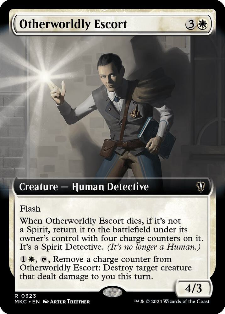 Otherworldly Escort (Extended Art) (323) [Murders at Karlov Manor Commander] [Extended Art]