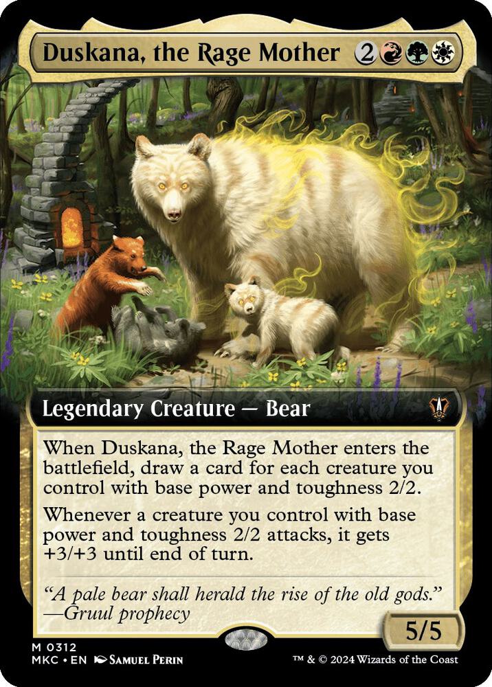 Duskana, the Rage Mother (Extended Art) (312) [Murders at Karlov Manor Commander] [Extended Art]