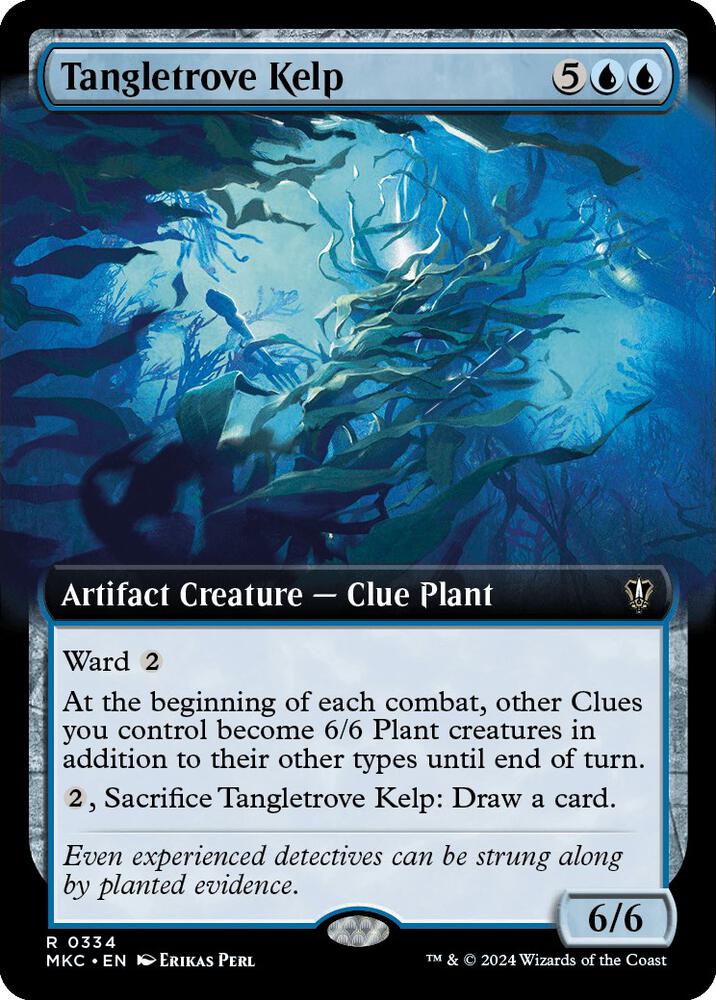 Tangletrove Kelp (Extended Art) (334) [Murders at Karlov Manor Commander] [Extended Art]