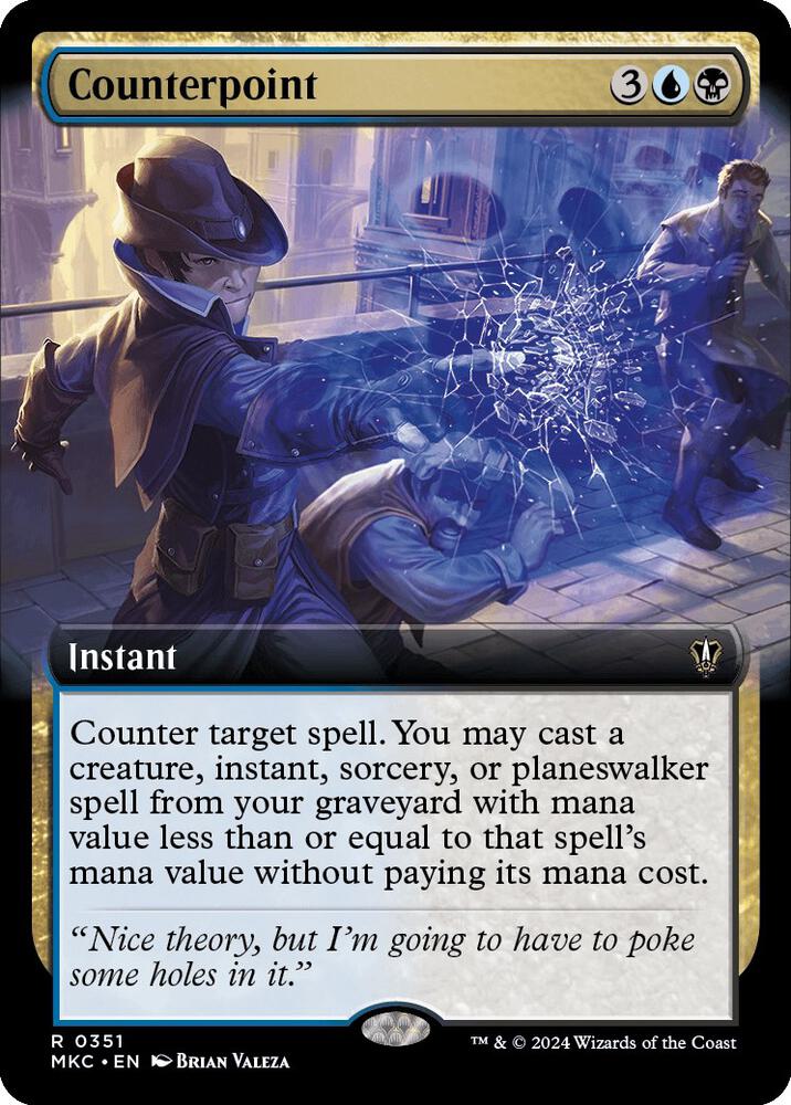 Counterpoint (Extended Art) (351) [Murders at Karlov Manor Commander] [Extended Art]