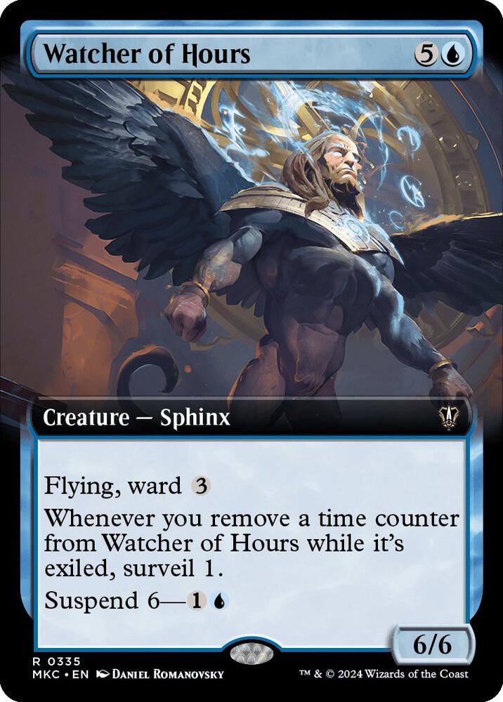 Watcher of Hours (Extended Art) (335) [Murders at Karlov Manor Commander] [Extended Art]