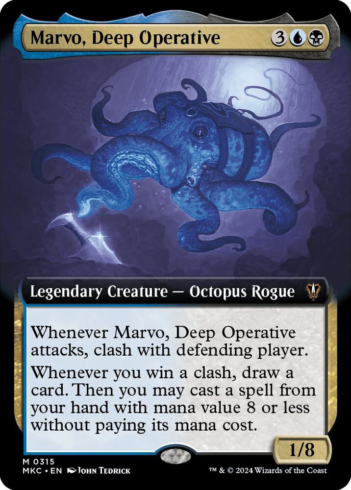Marvo, Deep Operative (Extended Art) (315) [Murders at Karlov Manor Commander] [Extended Art]