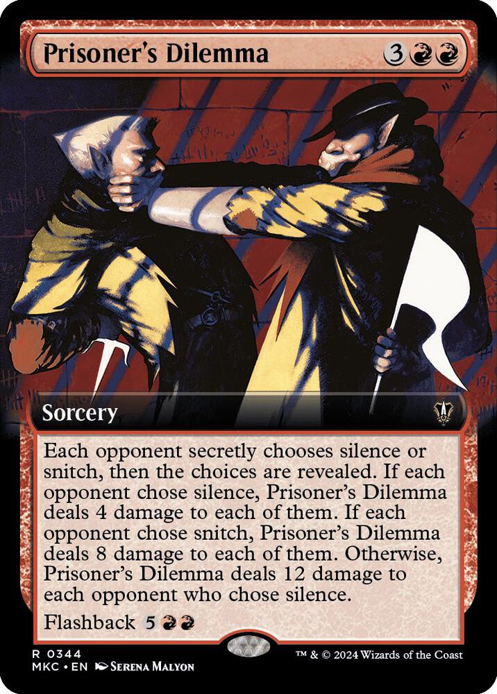 Prisoner's Dilemma (Extended Art) (344) [Murders at Karlov Manor Commander] [Extended Art]