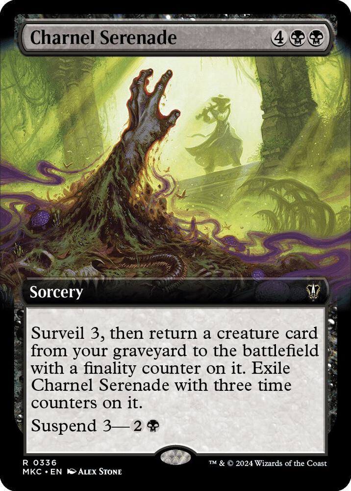 Charnel Serenade (Extended Art) (336) [Murders at Karlov Manor Commander] [Extended Art]