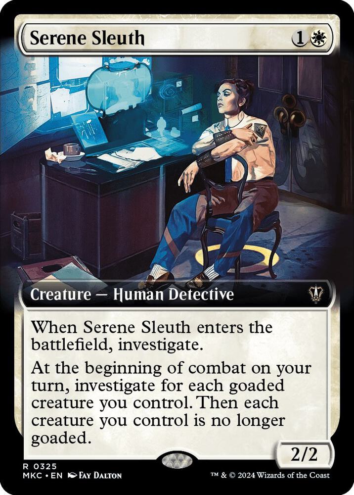 Serene Sleuth (Extended Art) (325) [Murders at Karlov Manor Commander] [Extended Art]