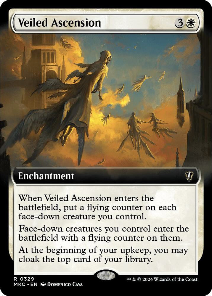 Veiled Ascension (Extended Art) (329) [Murders at Karlov Manor Commander] [Extended Art]