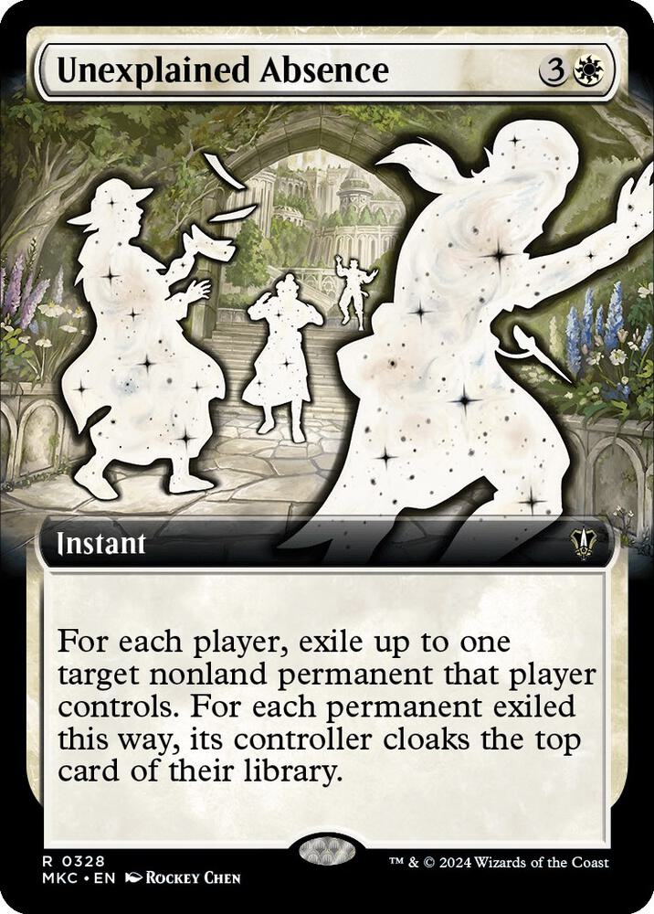 Unexplained Absence (Extended Art) (328) [Murders at Karlov Manor Commander] [Extended Art]