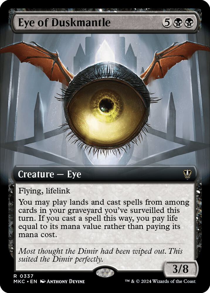 Eye of Duskmantle (Extended Art) (337) [Murders at Karlov Manor Commander] [Extended Art]