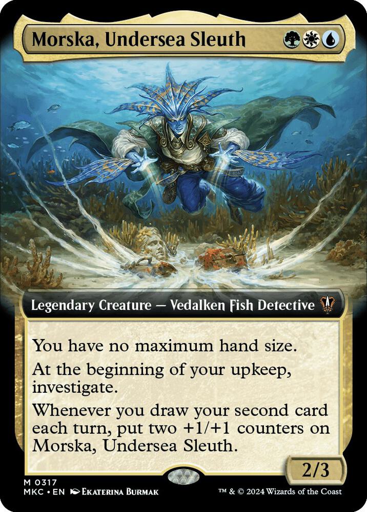 Morska, Undersea Sleuth (Extended Art) (317) [Murders at Karlov Manor Commander] [Extended Art]