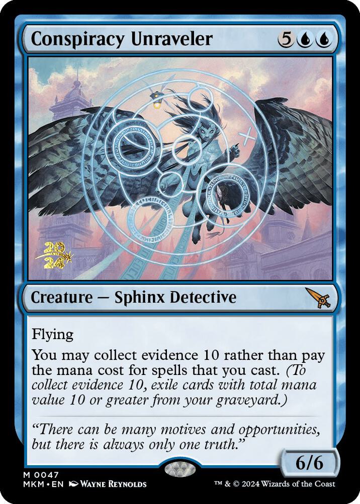 Conspiracy Unraveler (47) [Prerelease Cards]