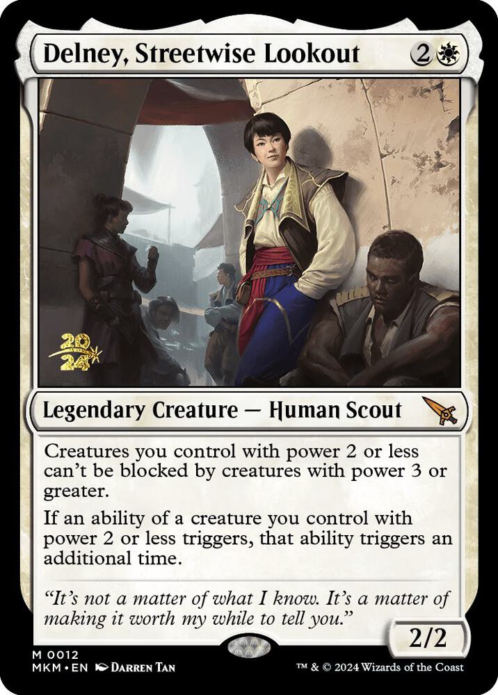 Delney, Streetwise Lookout (12) [Prerelease Cards]