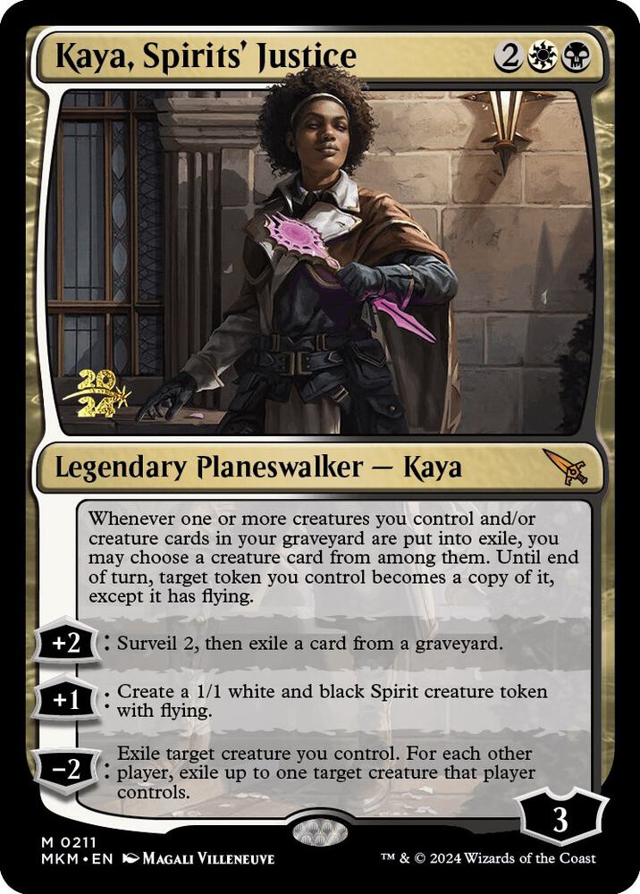 Kaya, Spirits' Justice (211) [Prerelease Cards]