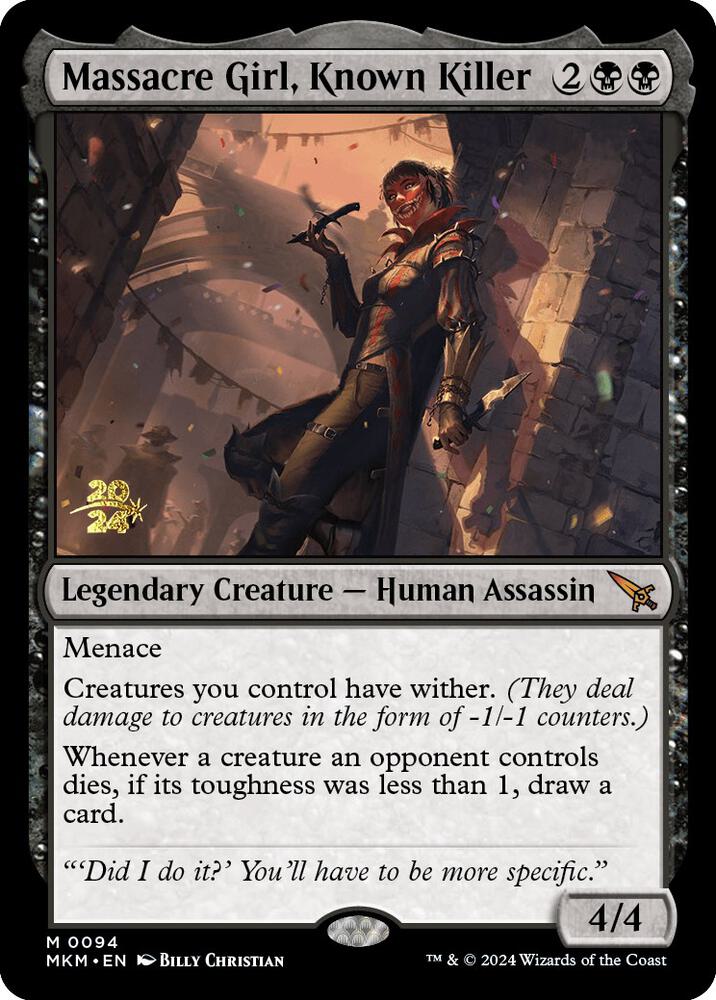 Massacre Girl, Known Killer (94) [Prerelease Cards]