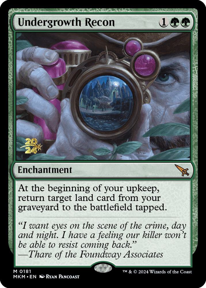 Undergrowth Recon (181) [Prerelease Cards]