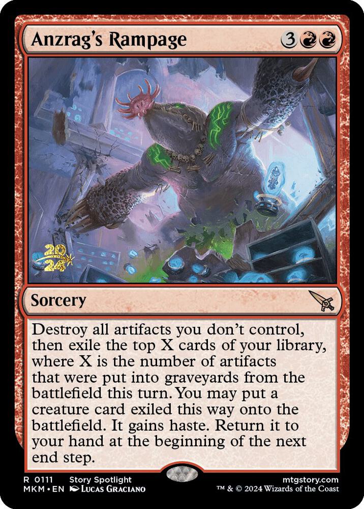 Anzrag's Rampage (111) [Prerelease Cards]