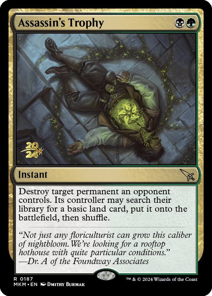 Assassin's Trophy (0187) [Prerelease Cards]