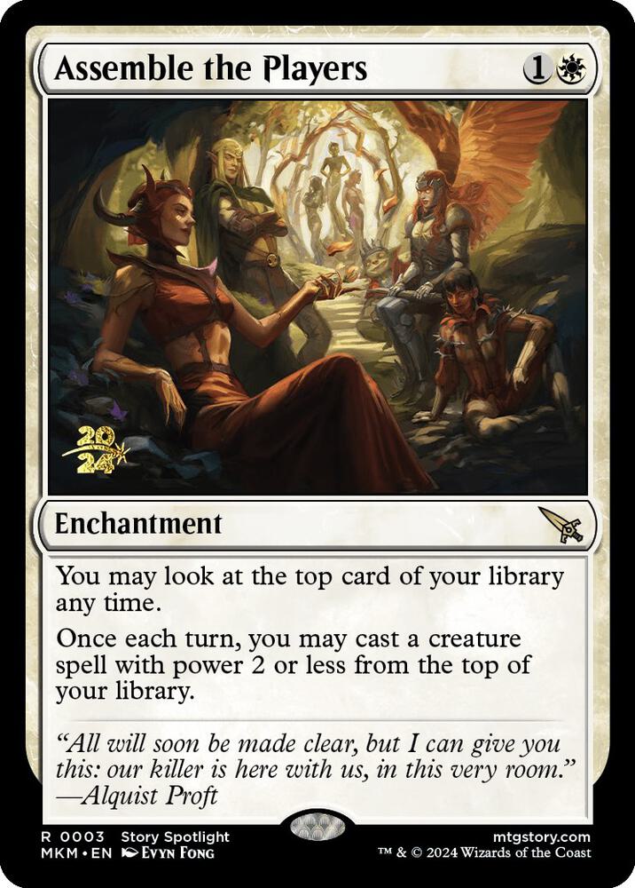 Assemble the Players (3) [Prerelease Cards]
