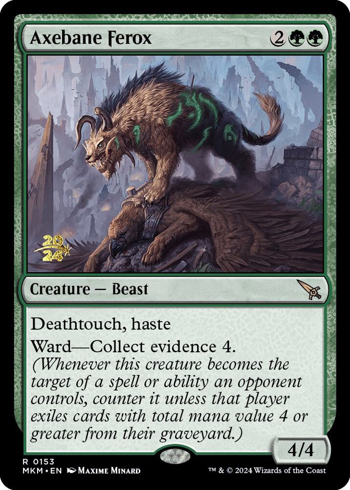 Axebane Ferox (153) [Prerelease Cards]