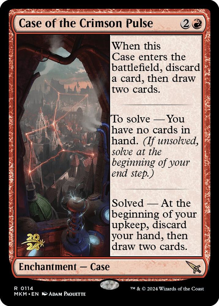 Case of the Crimson Pulse (114) [Prerelease Cards]